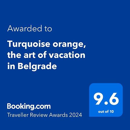 Turquoise Orange, The Art Of Vacation In Belgrade Apartment Bagian luar foto